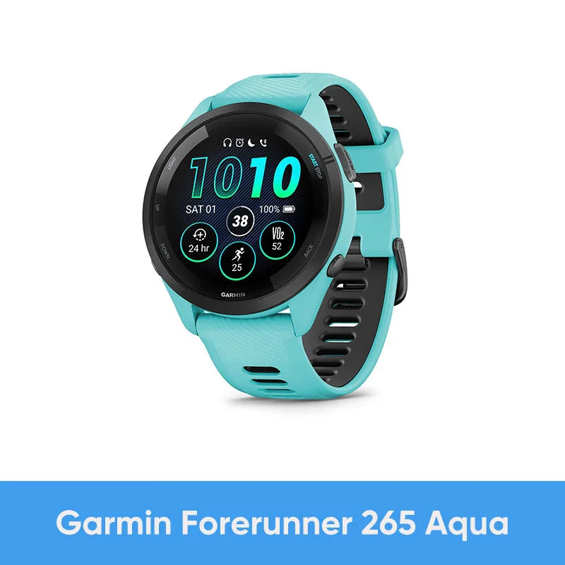 Garmin Forerunner 265 GPS Smartwatch With AMOLED Fitness Tracking