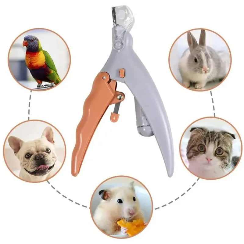 Portable LED Pet Nail Clippers For Dog And Cat Grooming
