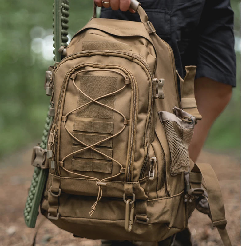 LQARMY Outdoor Tactical Backpack For Hiking Camping And Travel