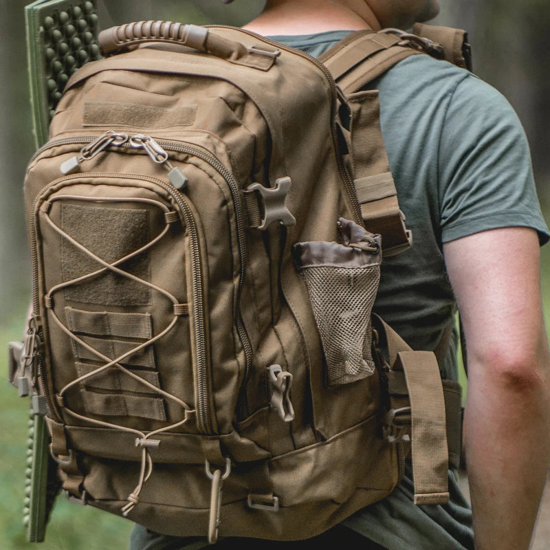 LQARMY Outdoor Tactical Backpack For Hiking Camping And Travel