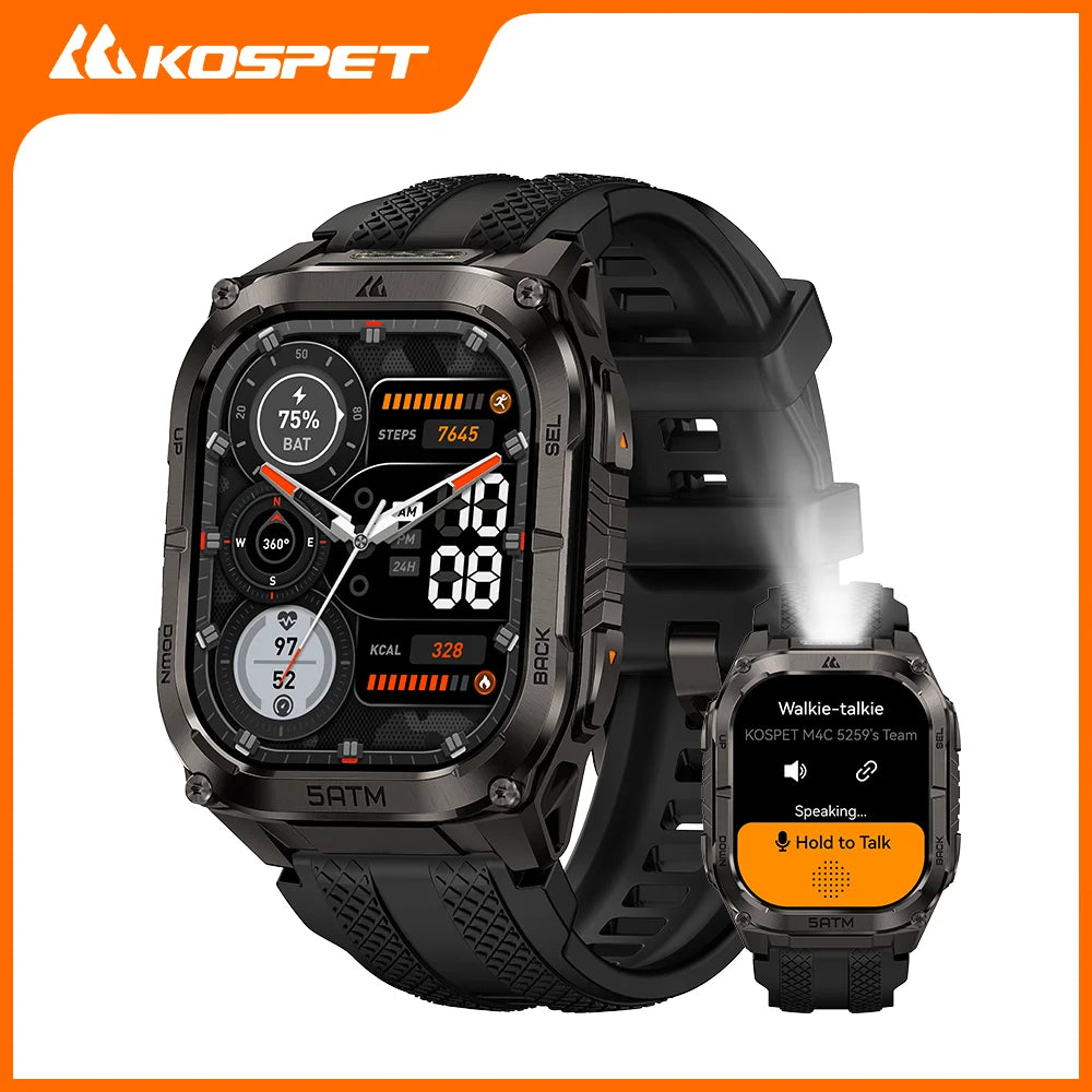 Kospet Tank M4C Advanced Gps Smartwatch For Men 5Atm Waterproof