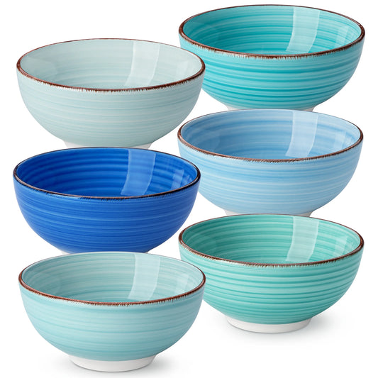 Malacasa Vintage Handpainted Porcelain Serving Bowl Set