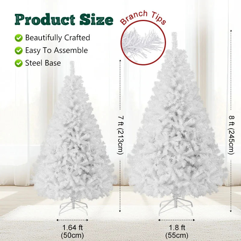 Artificial Christmas Tree With Sturdy Metal Stand For Interior Decoration