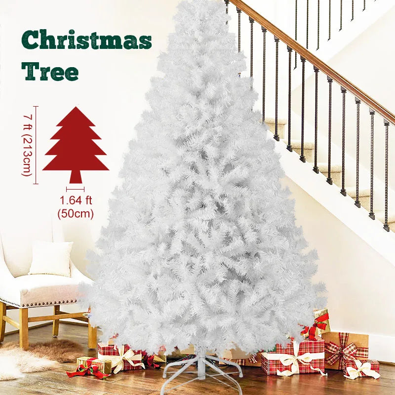 Artificial Christmas Tree With Sturdy Metal Stand For Interior Decoration
