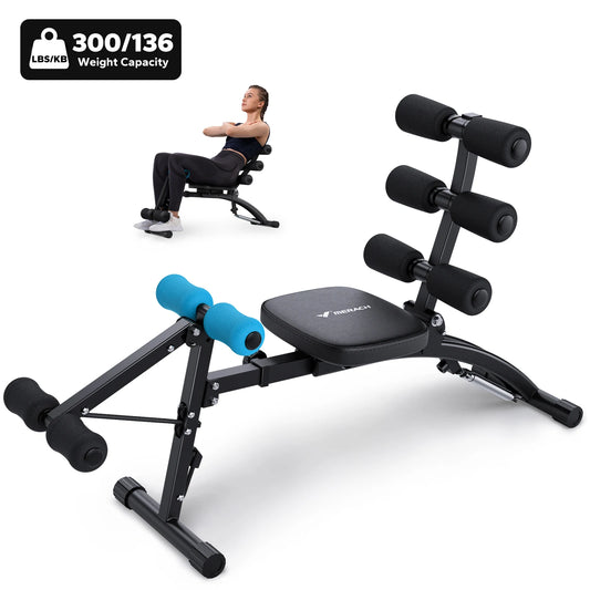 Merach Adjustable Ab Machine Workout Bench for Home Gym