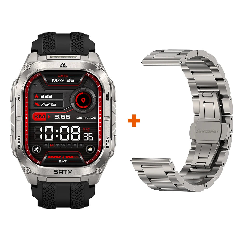 Kospet Tank M4C Advanced Gps Smartwatch For Men 5Atm Waterproof