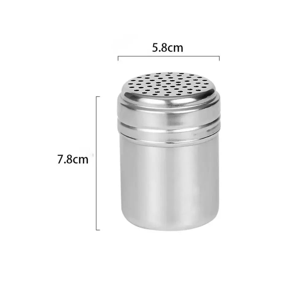 Stainless Steel Rotating Spice Jar For Kitchen Seasoning Storage Solutions
