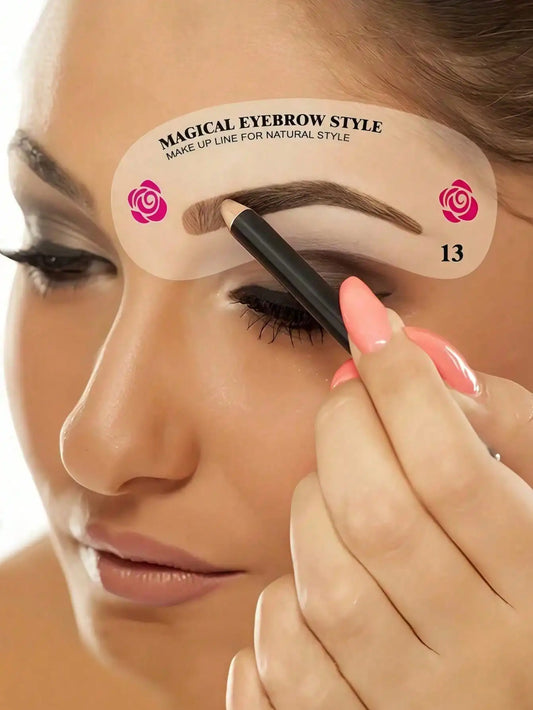 Precision Eyebrow Shaping Stencils For Professional Makeup Grooming Tools