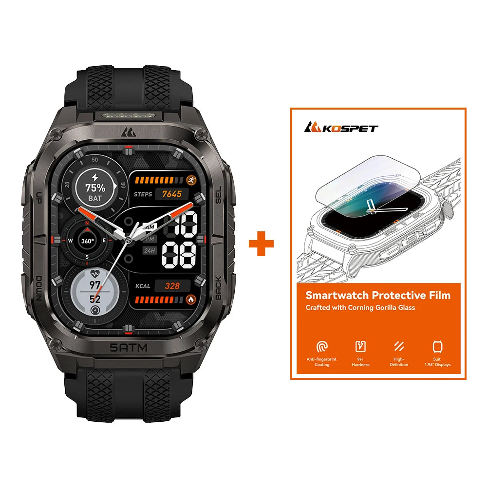 Kospet Tank M4C Advanced Gps Smartwatch For Men 5Atm Waterproof