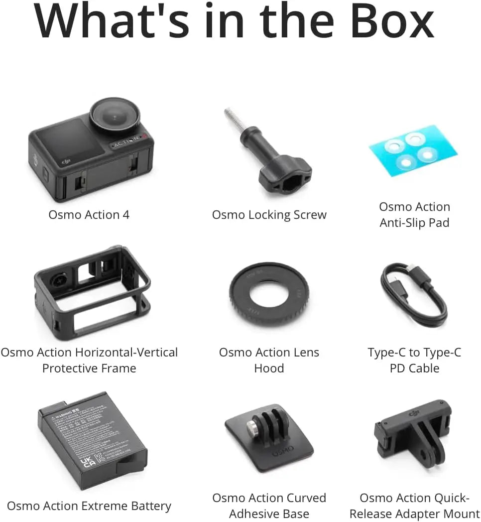 DJI Osmo Action 4 Standard Combo Waterproof 4K Camera