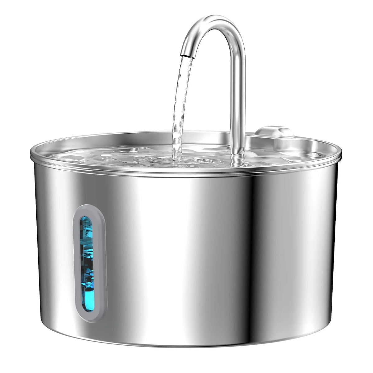 Weomg Automatic Stainless Steel Pet Water Fountain With Quiet Pump