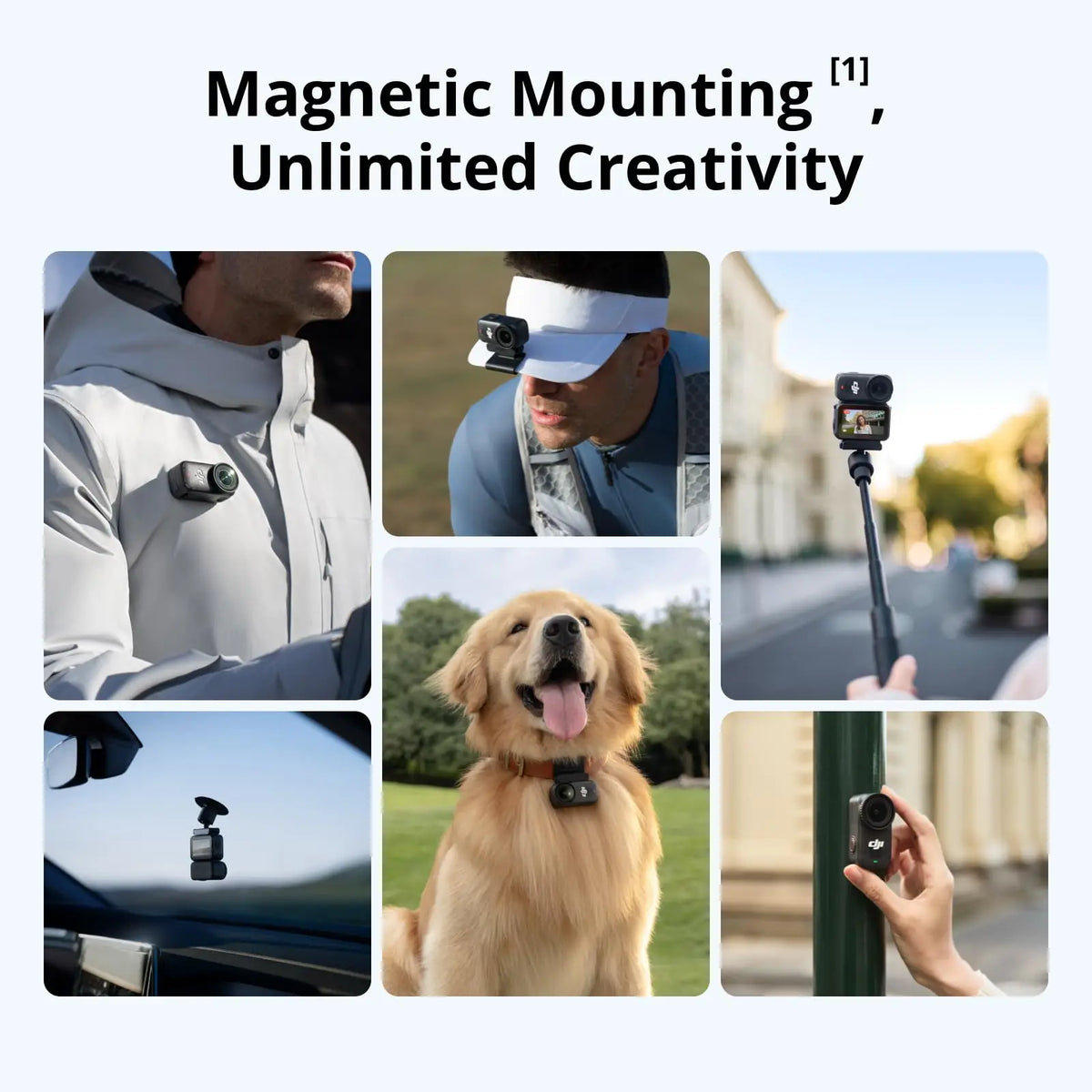 DJI Osmo Nano 4K Action Camera Featuring Stabilized Video Technology