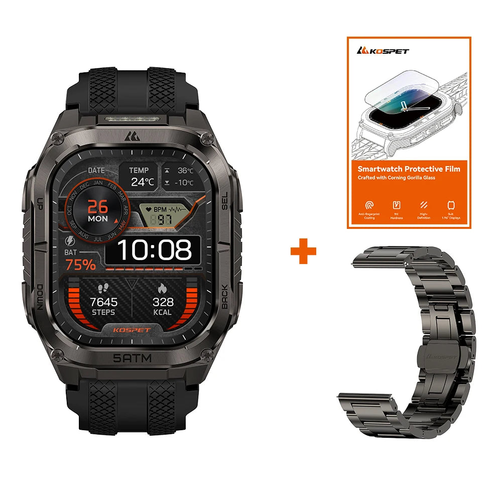 Kospet Tank M4C Advanced Gps Smartwatch For Men 5Atm Waterproof