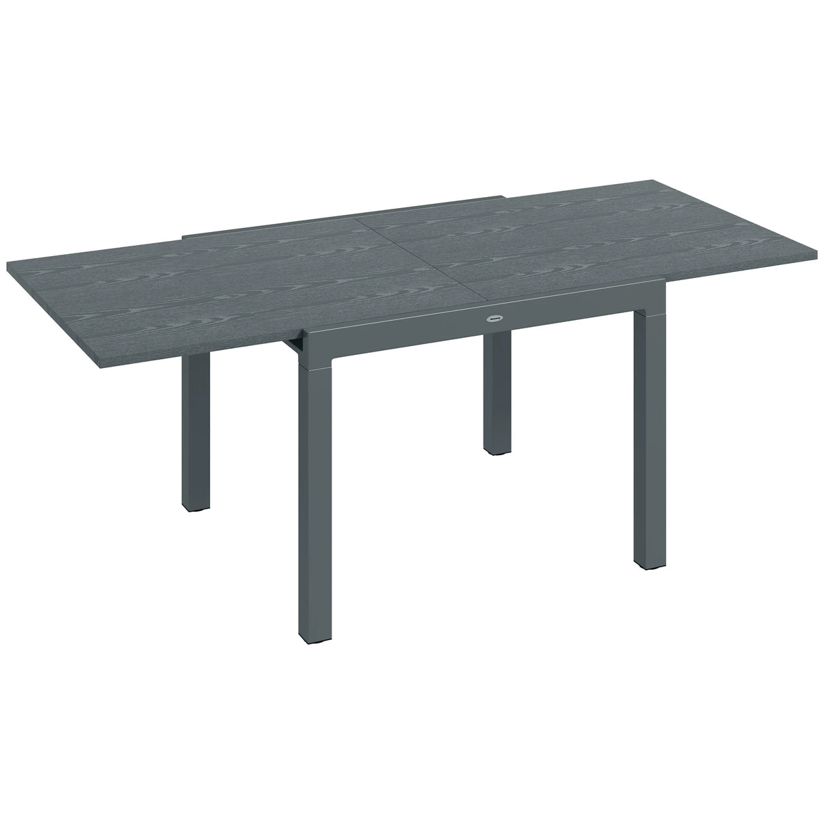 Outsunny Extendable Rectangular Aluminum Patio Dining Table