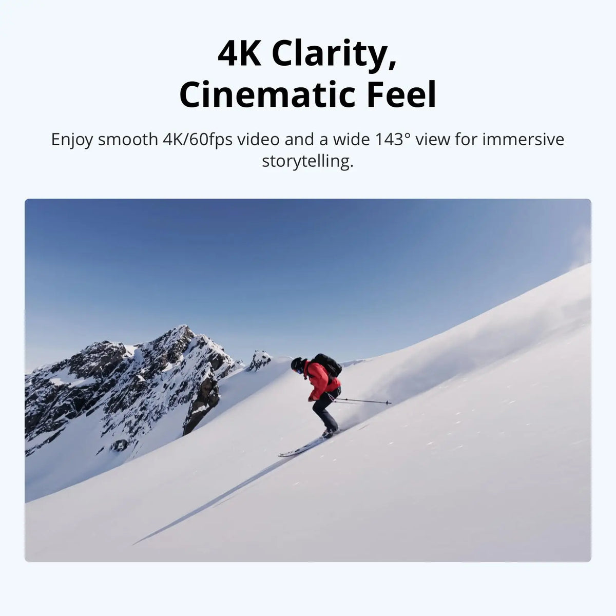 DJI Osmo Nano 4K Action Camera Featuring Stabilized Video Technology