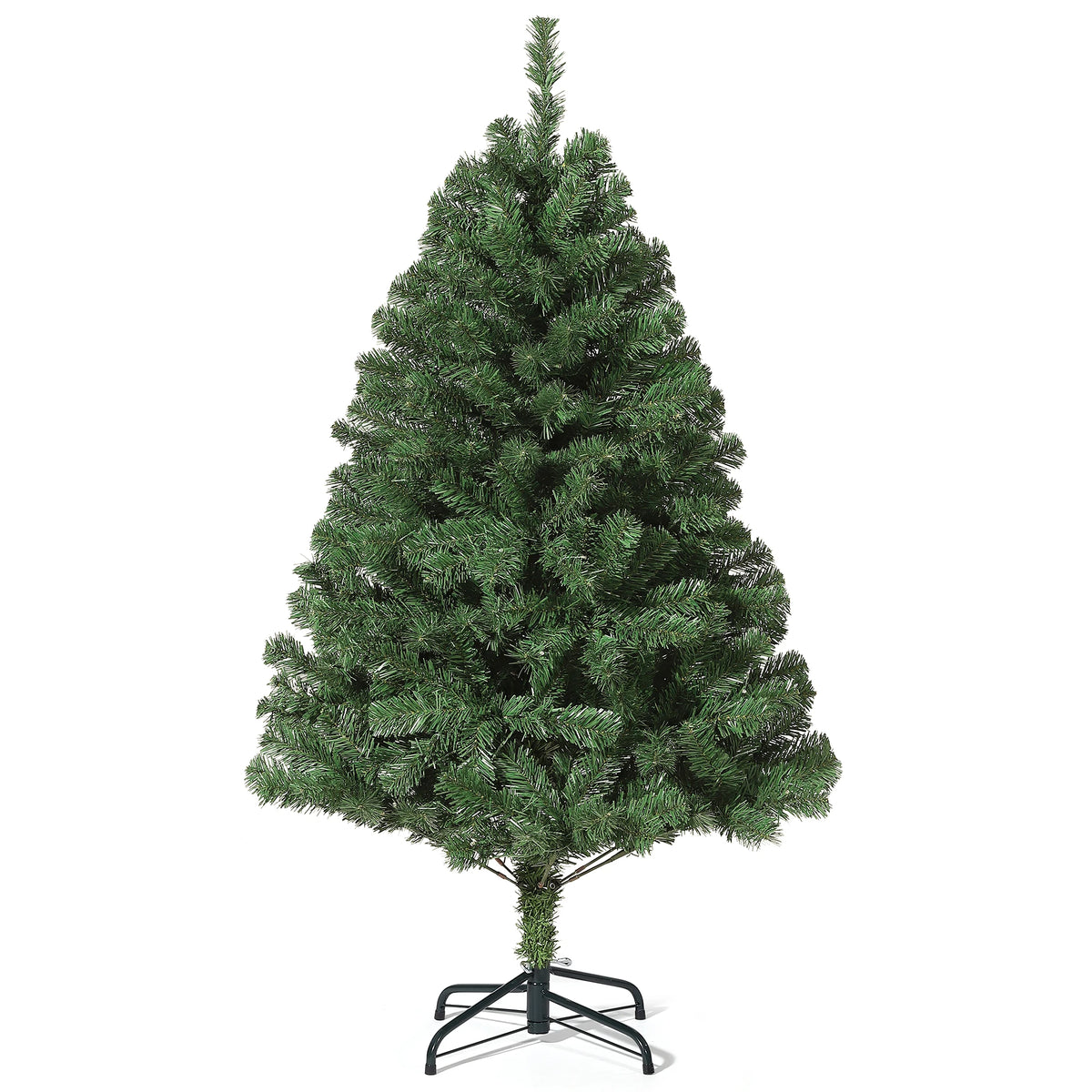 HiMiss Hinged Artificial Christmas Tree With Led Lights