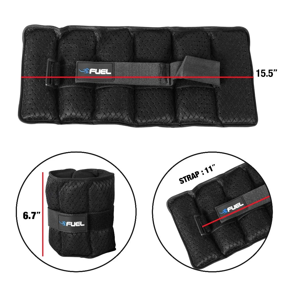 Fuel Pureformance Adjustable Wrist And Ankle Weights For Fitness