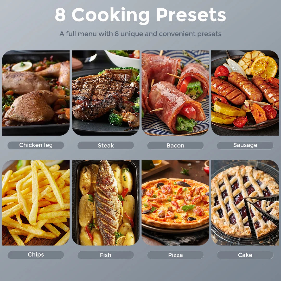 Sejoy 8 In 1 Air Fryer With Premium Ceramic Coating
