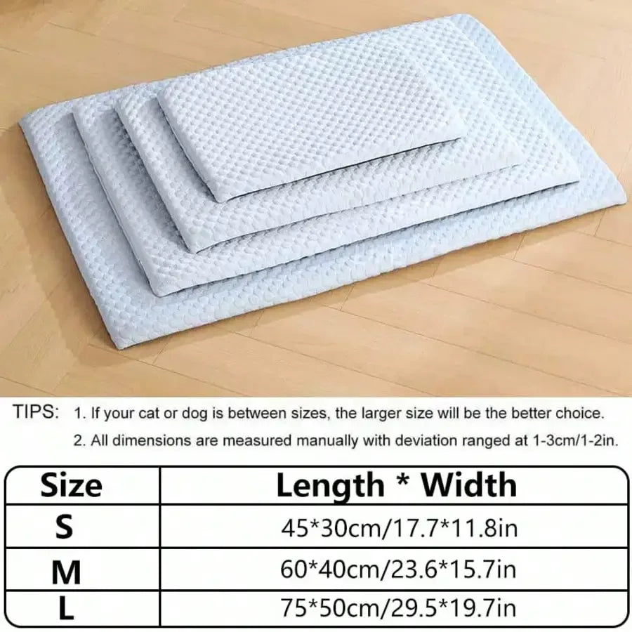 Breathable Cooling Pet Bed With Thick Sponge Padding