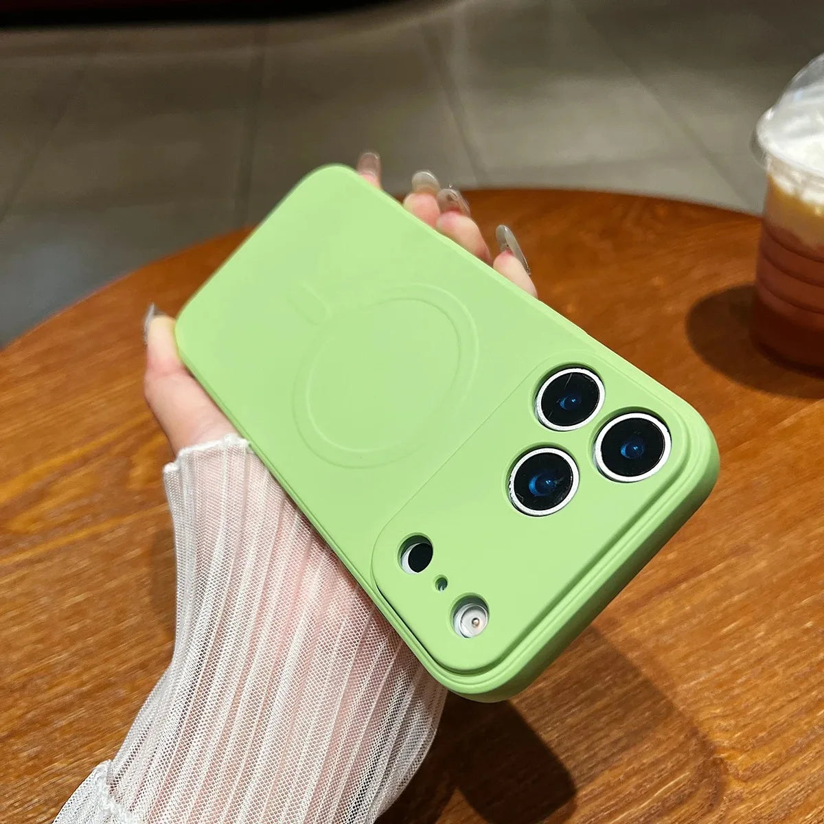 Licoers Magnetic Liquid Silicone iPhone Case With Camera Protection