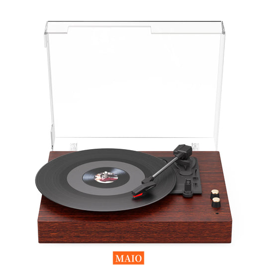 Maio E300 Belt Driven Vintage Turntable With Integrated Speaker