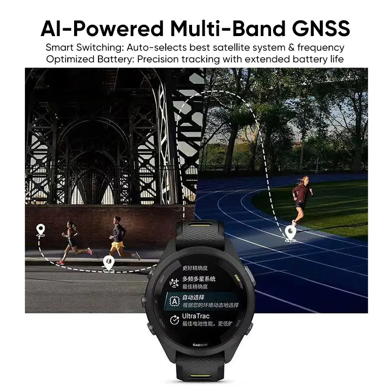 Garmin Forerunner 265 GPS Smartwatch With AMOLED Fitness Tracking