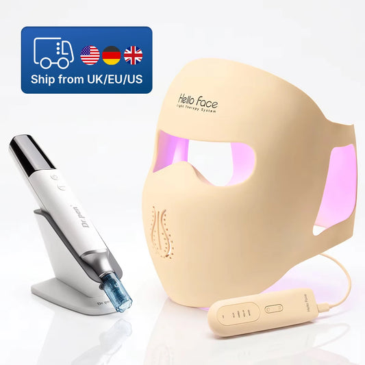 Hello Face M9 Derma Pen Microneedle Device With Led Mask