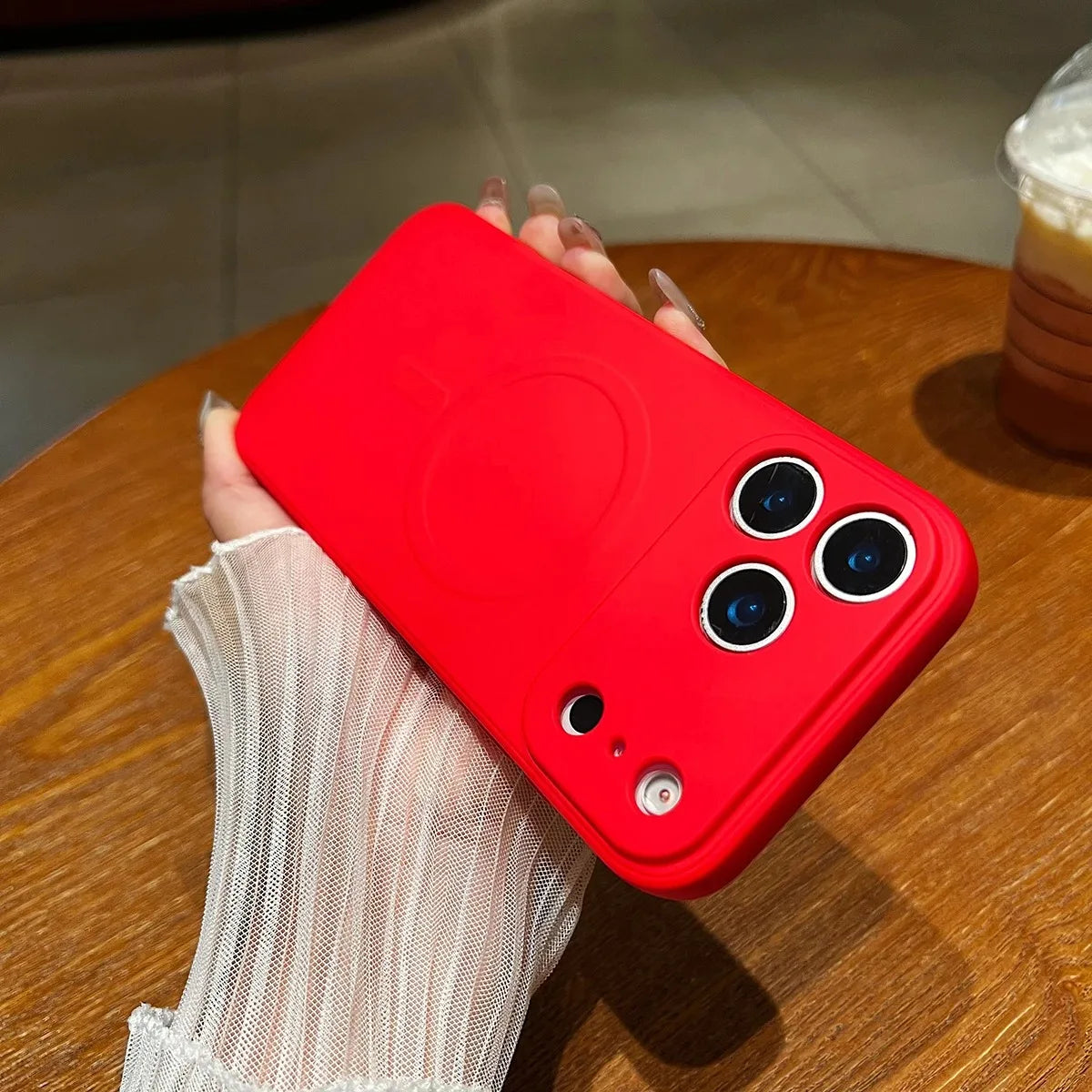 Licoers Magnetic Liquid Silicone iPhone Case With Camera Protection