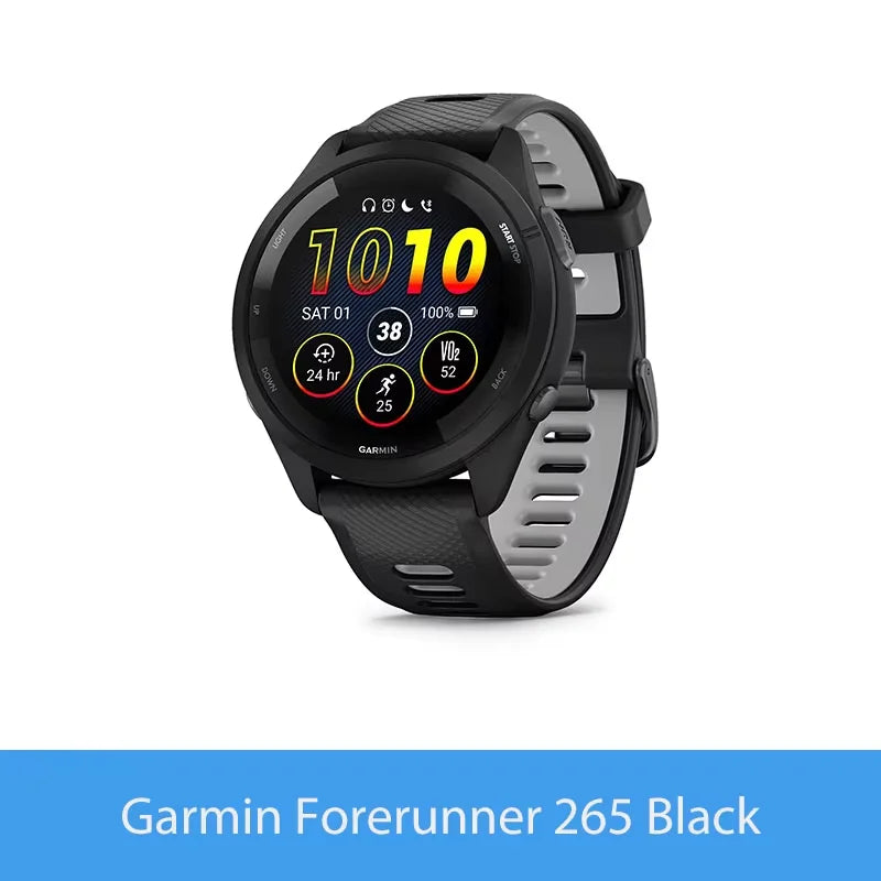 Garmin Forerunner 265 GPS Smartwatch With AMOLED Fitness Tracking