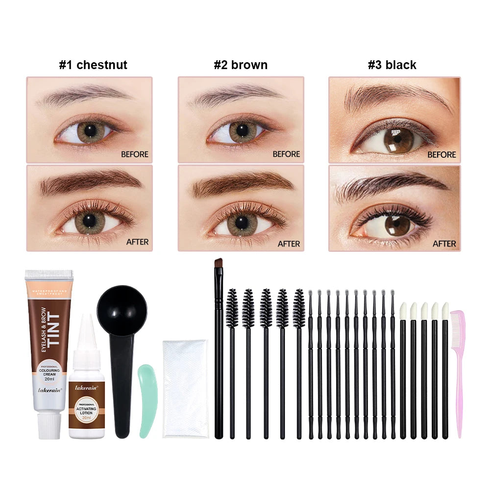 Ibcccndc Eyelash Lifting And Brow Tint Enhancement Kit