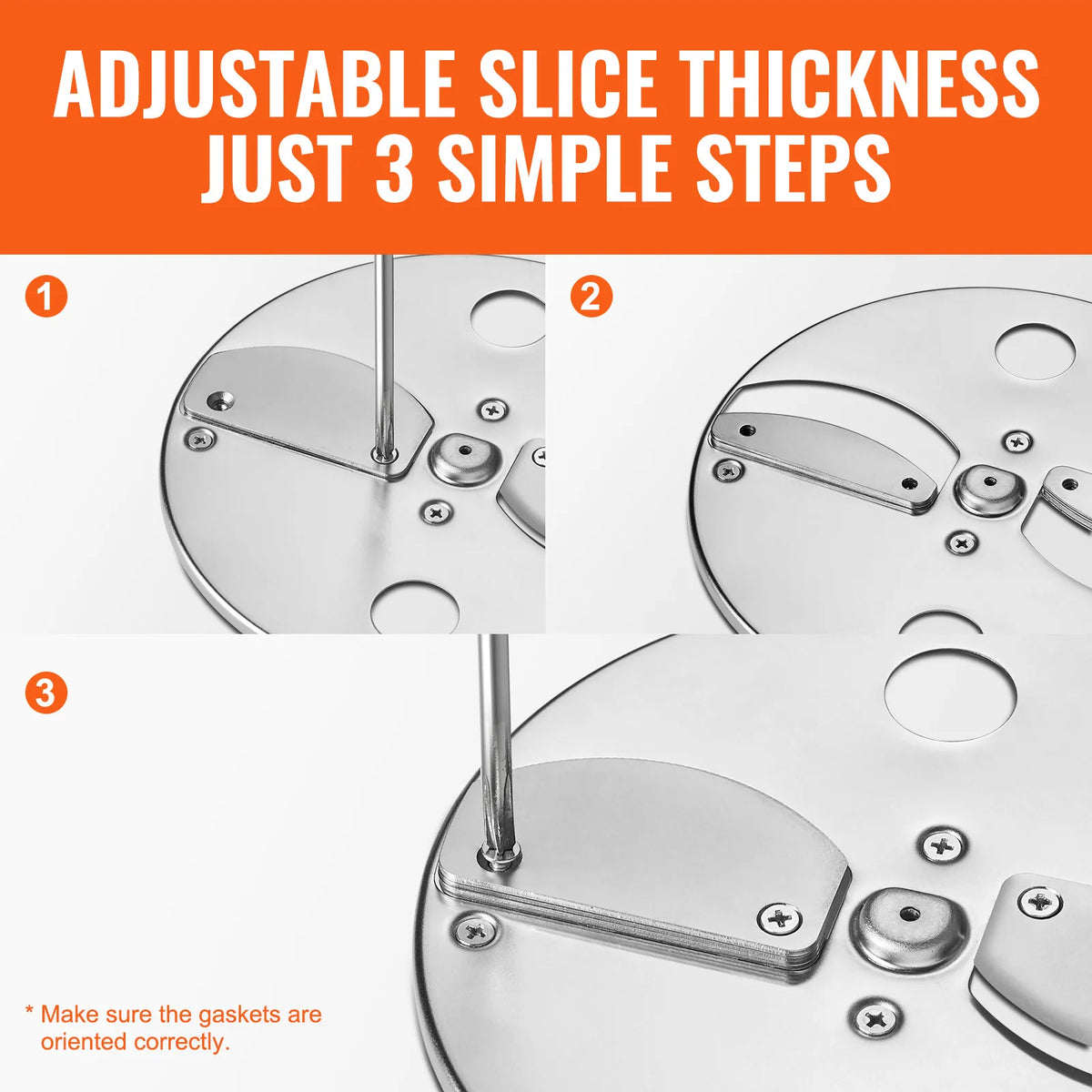 Succebuy 4 in 1 Electric Vegetable Slicer and Chopper