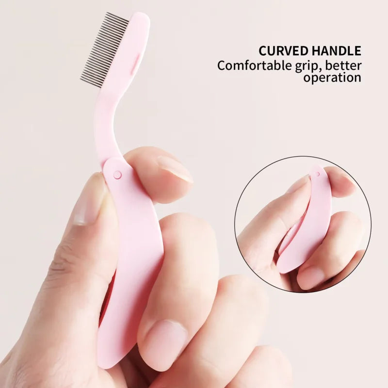 Professional Folding Spike Lash Comb Eyelash Separator Tool