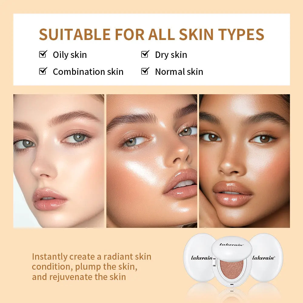 Ibcccndc Hydrating Cream Cushion Foundation For Radiant Dewy Glow