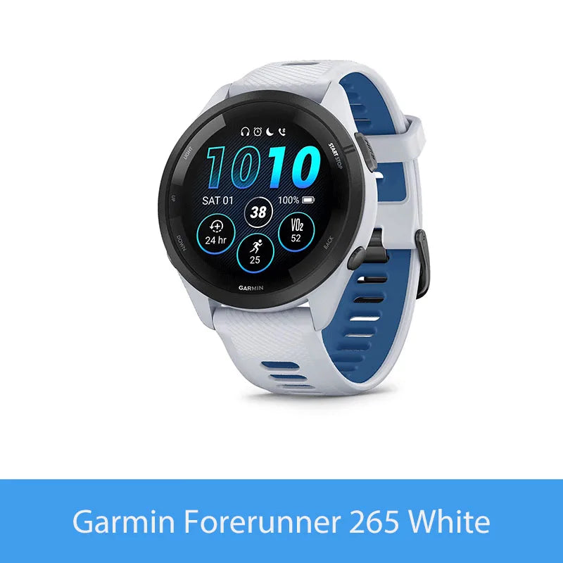 Garmin Forerunner 265 GPS Smartwatch With AMOLED Fitness Tracking