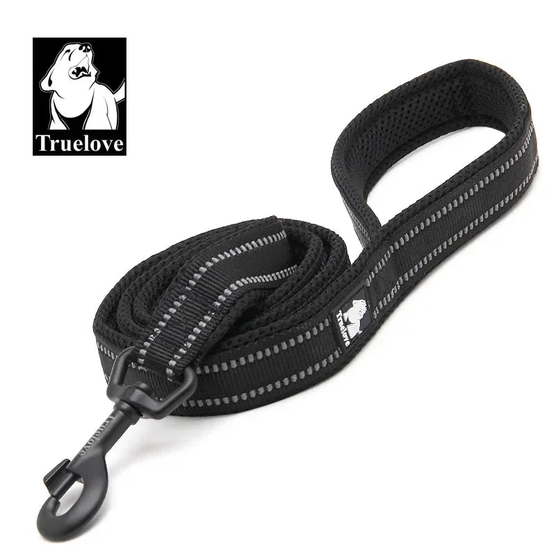 Truelove Reflective Padded Nylon Mesh Pet Leash For Dogs