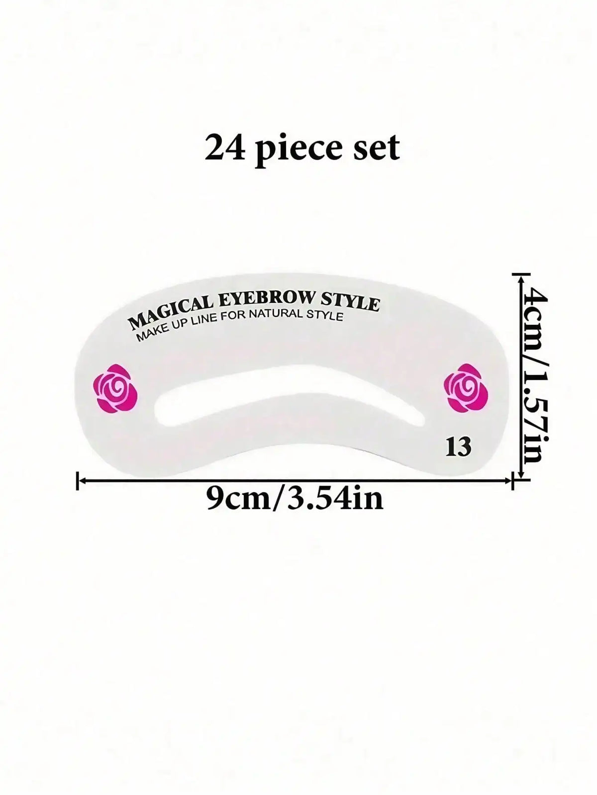 Precision Eyebrow Shaping Stencils For Professional Makeup Grooming Tools
