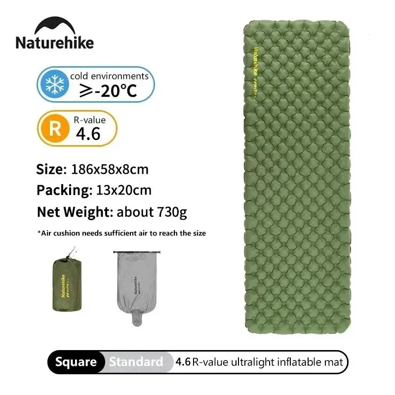 Naturehike Insulated Inflatable Sleeping Pad For Camping