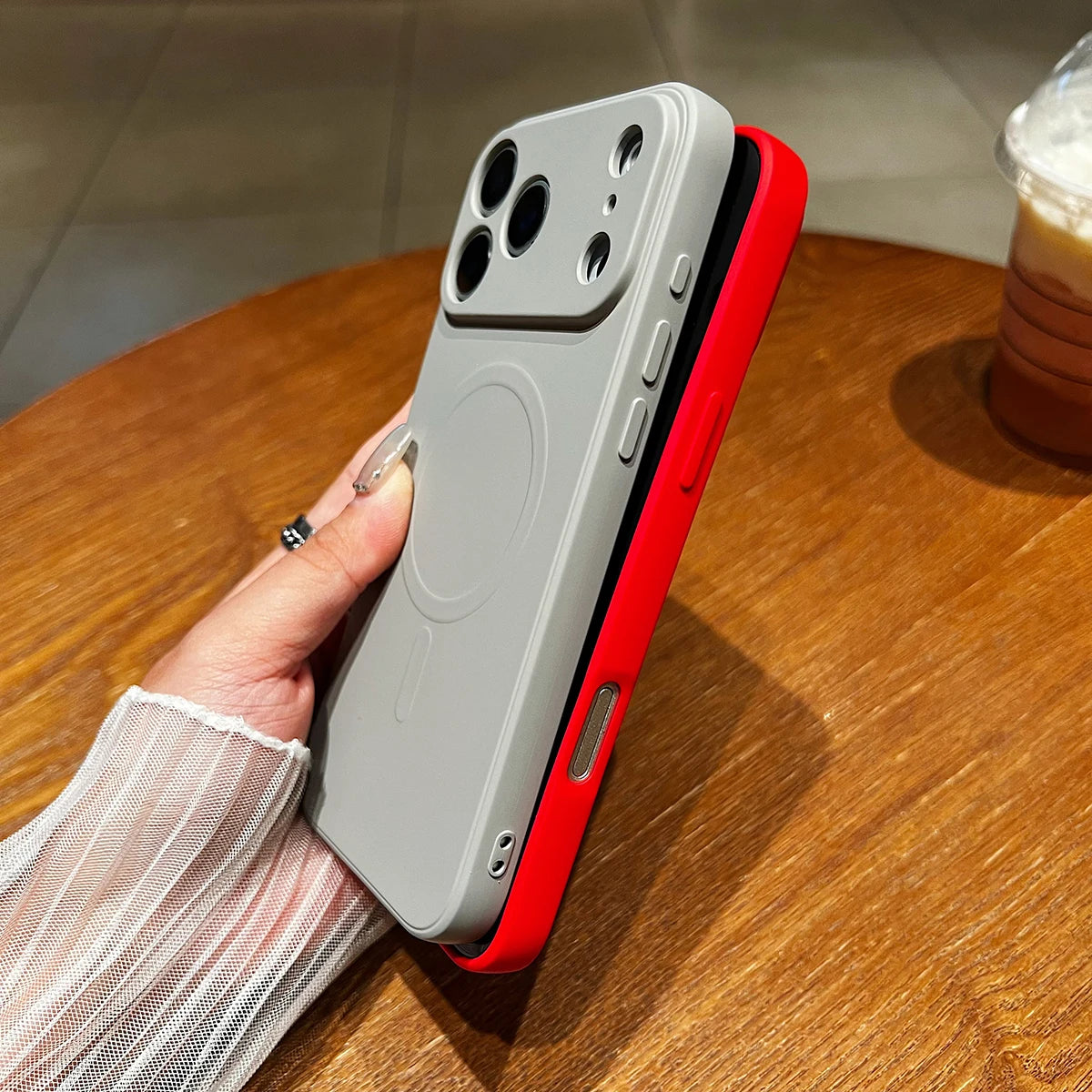 Licoers Magnetic Liquid Silicone iPhone Case With Camera Protection
