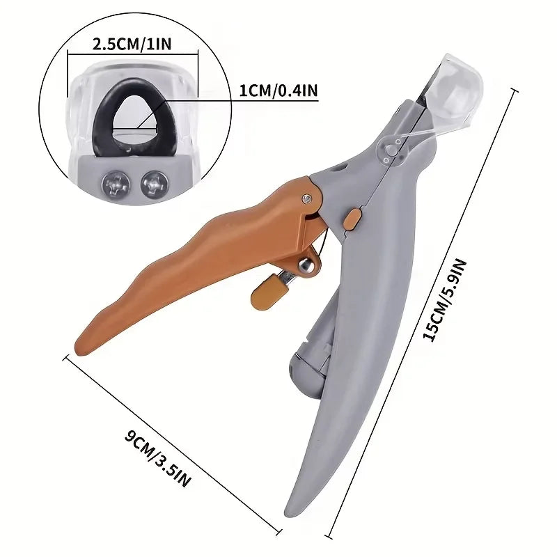 Portable LED Pet Nail Clippers For Dog And Cat Grooming