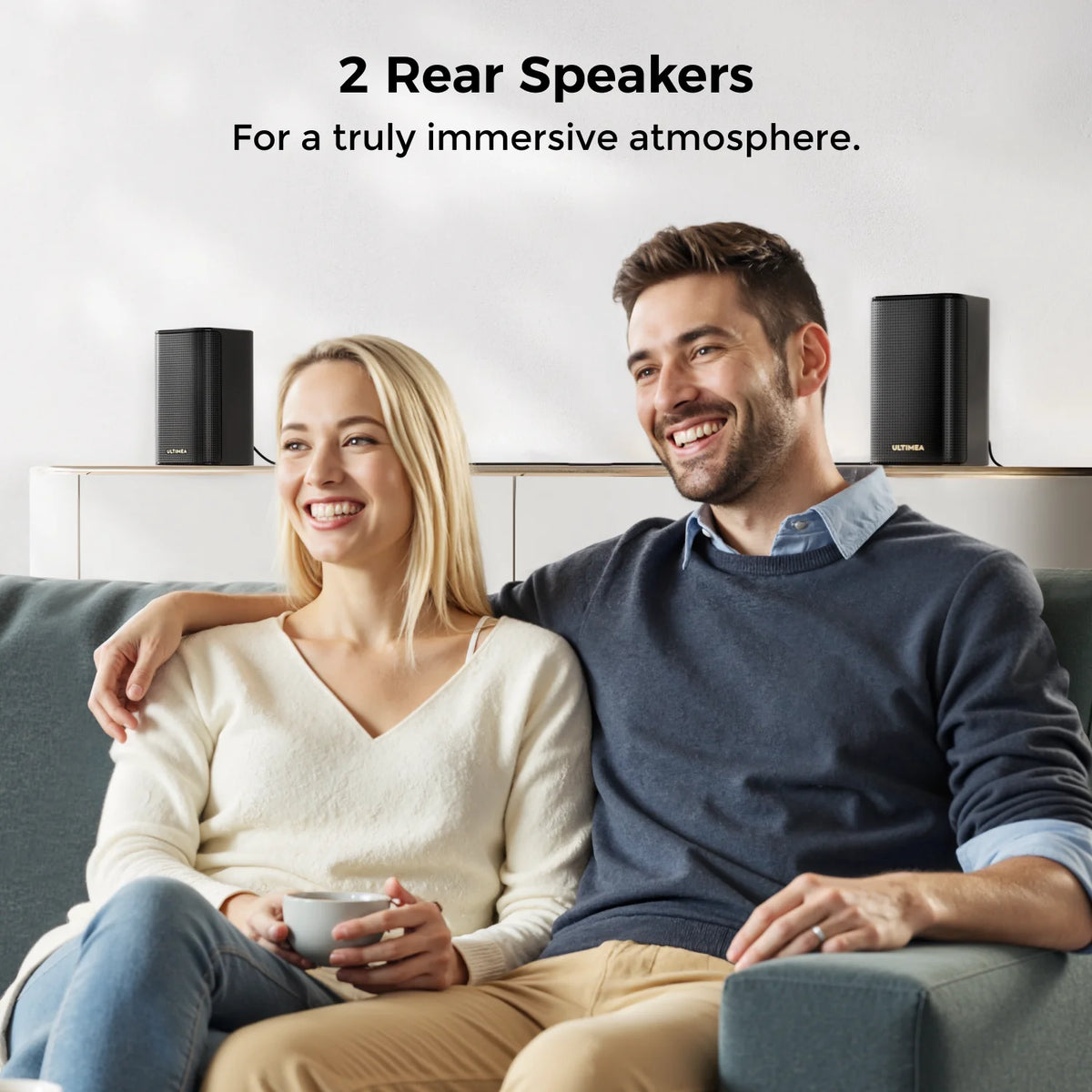 Ultimea 5.1.2 Channel Soundbar With Dolby Atmos And Surround Speakers
