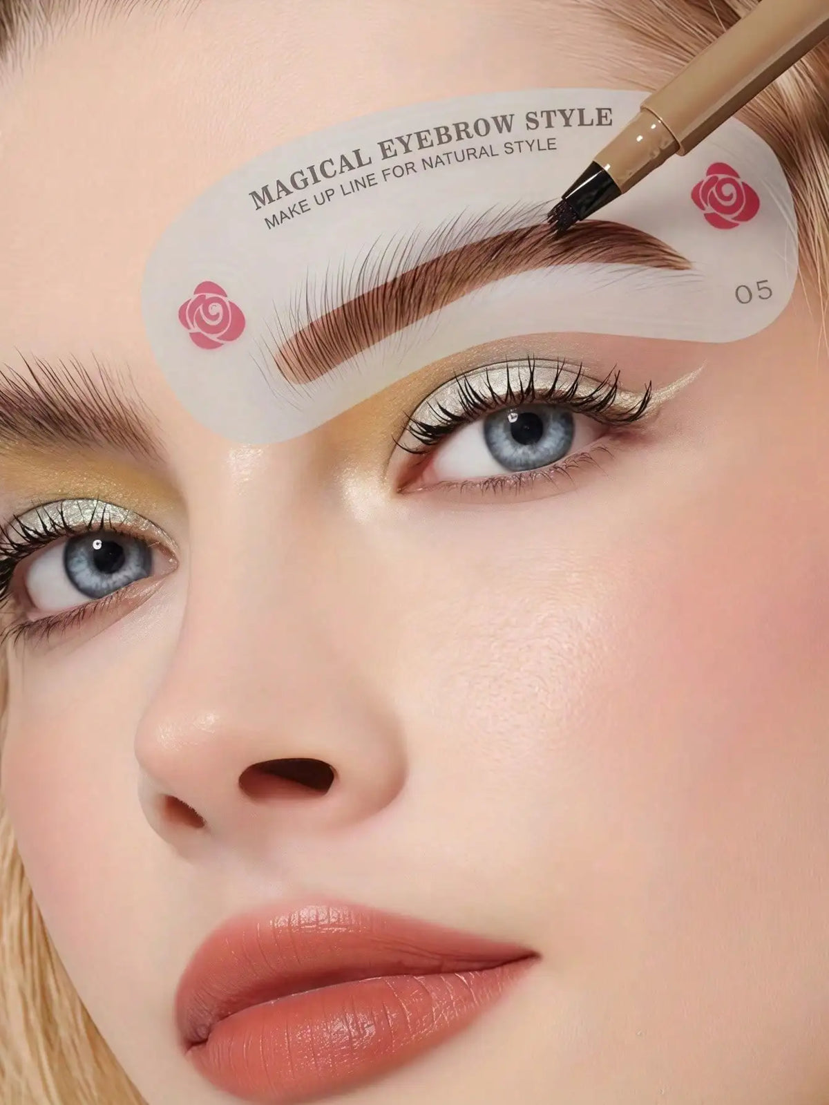 Precision Eyebrow Shaping Stencils For Professional Makeup Grooming Tools