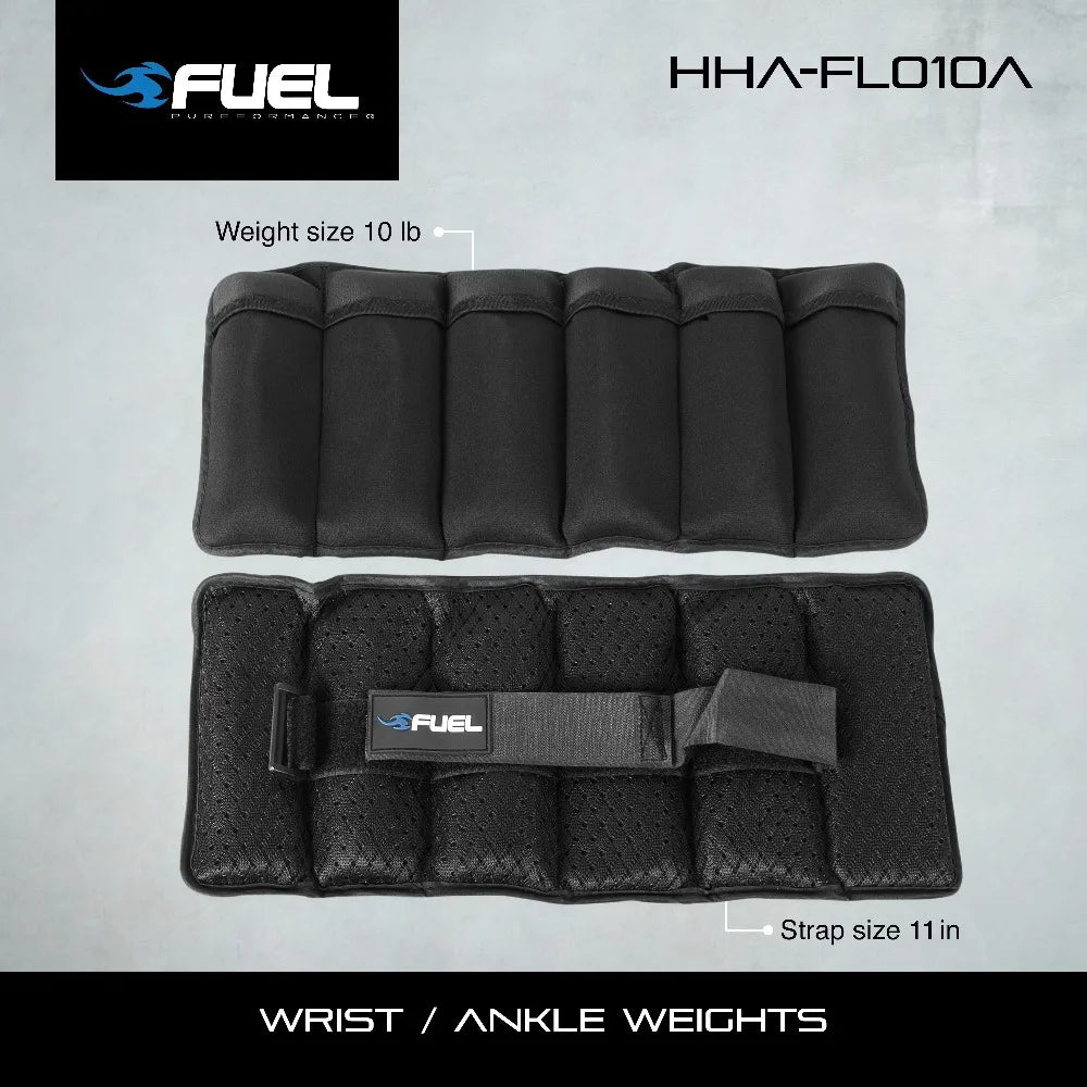 Fuel Pureformance Adjustable Wrist And Ankle Weights For Fitness