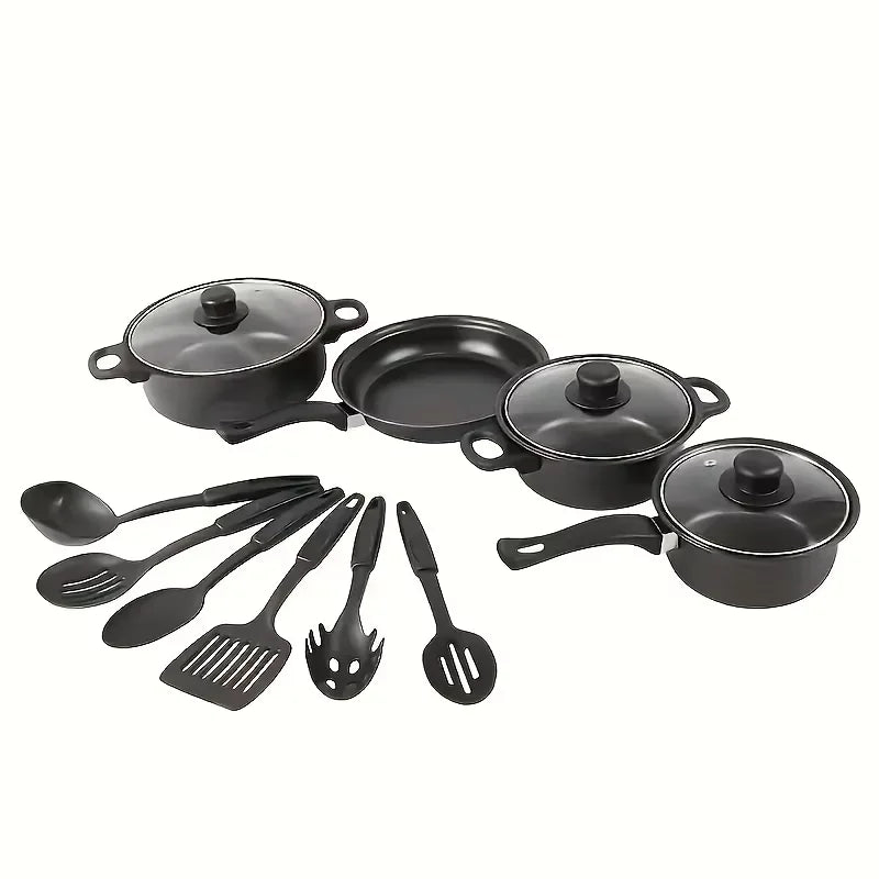 Aehome 13 Piece Stainless Steel Nonstick Cookware Set For Induction