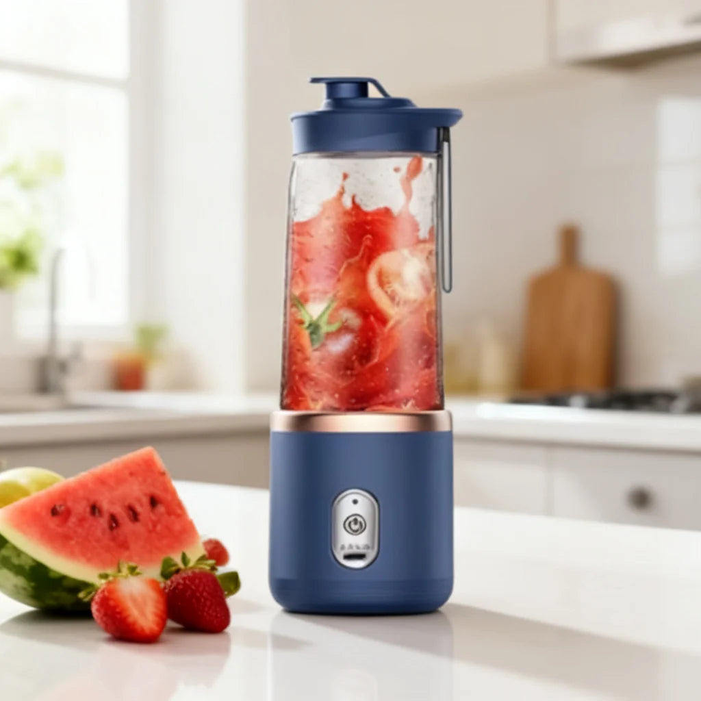 Compact Portable Blender Cup For Smoothies And Travel Use