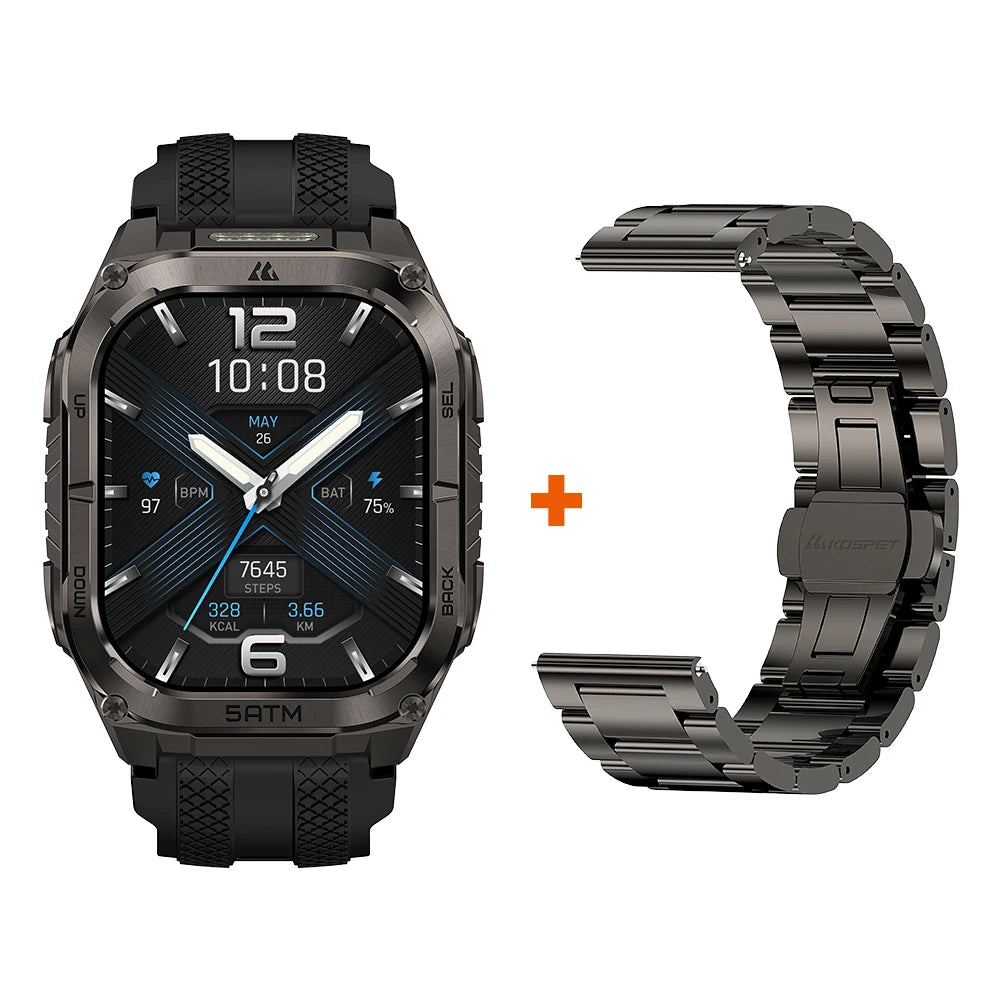 Kospet Tank M4C Advanced Gps Smartwatch For Men 5Atm Waterproof