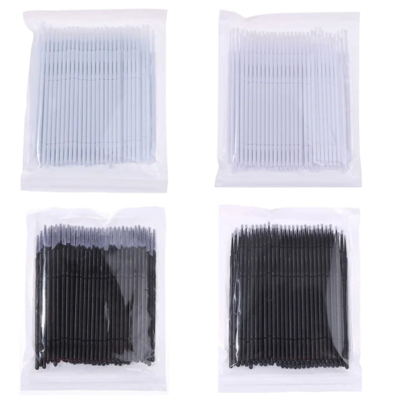 Disposable Micro Brush Applicators For Eyelash Extension Mascara Makeup