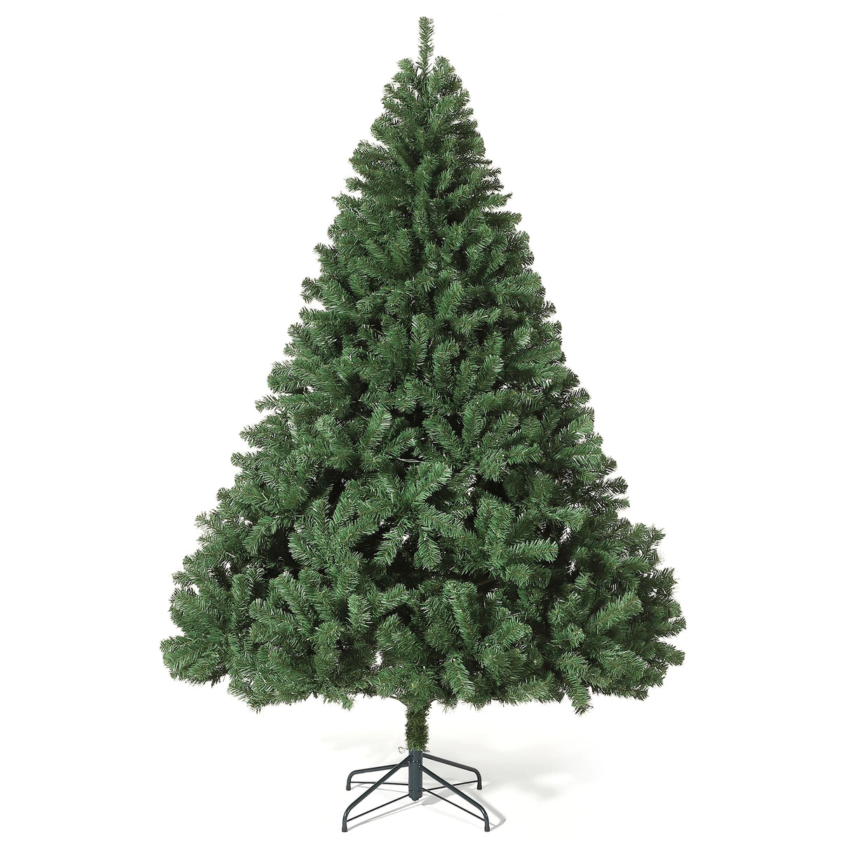 HiMiss Hinged Artificial Christmas Tree With Led Lights