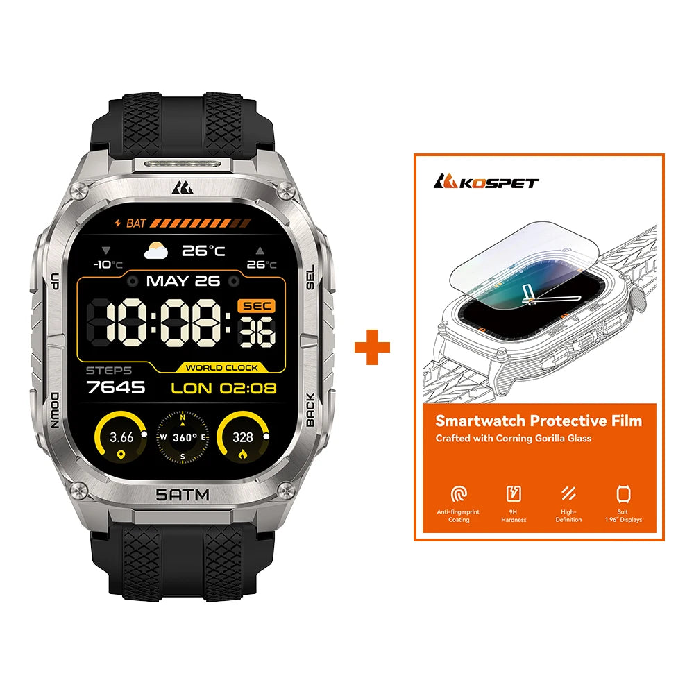 Kospet Tank M4C Advanced Gps Smartwatch For Men 5Atm Waterproof