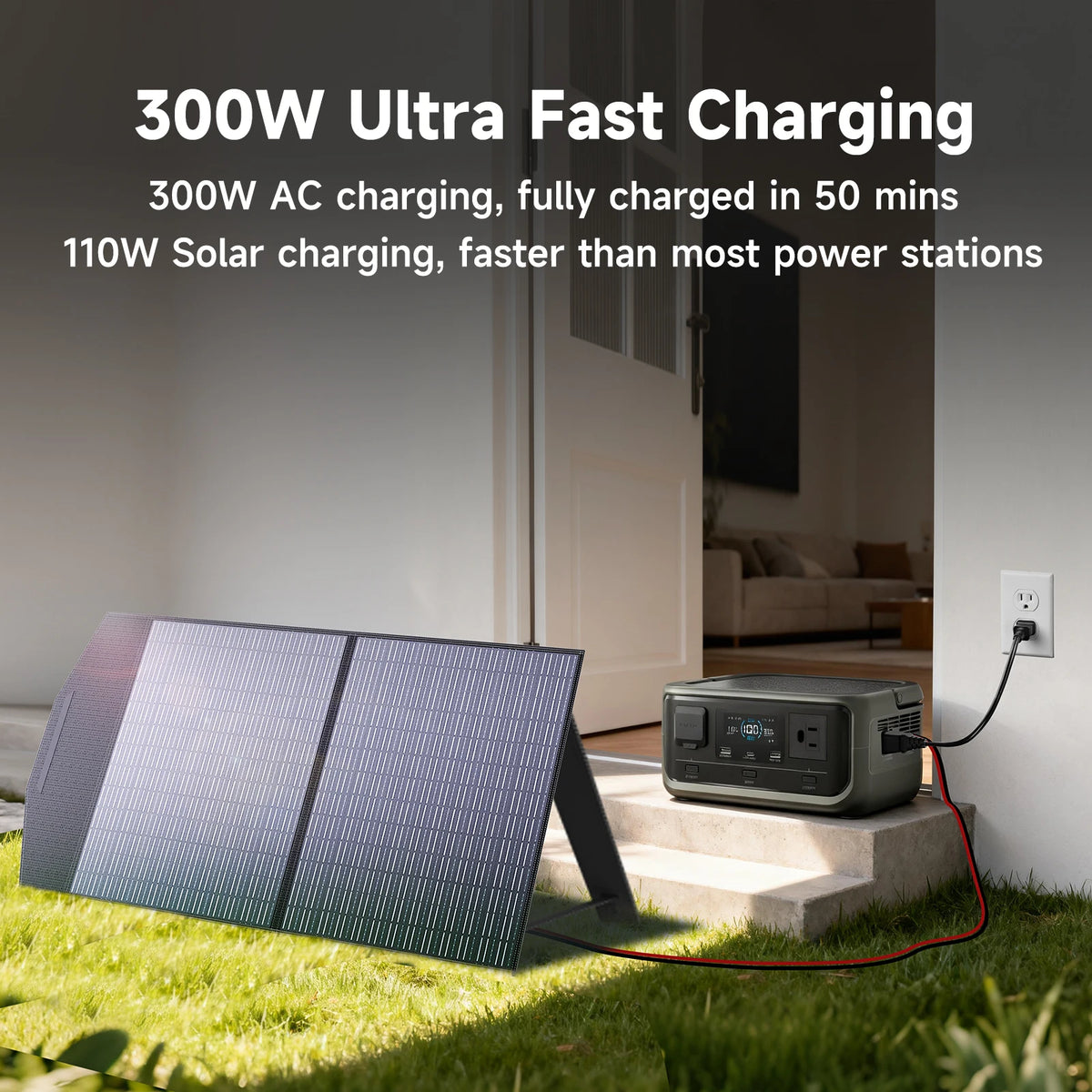 ALLPOWERS VOLIX P300 Portable Solar Generator Power Station