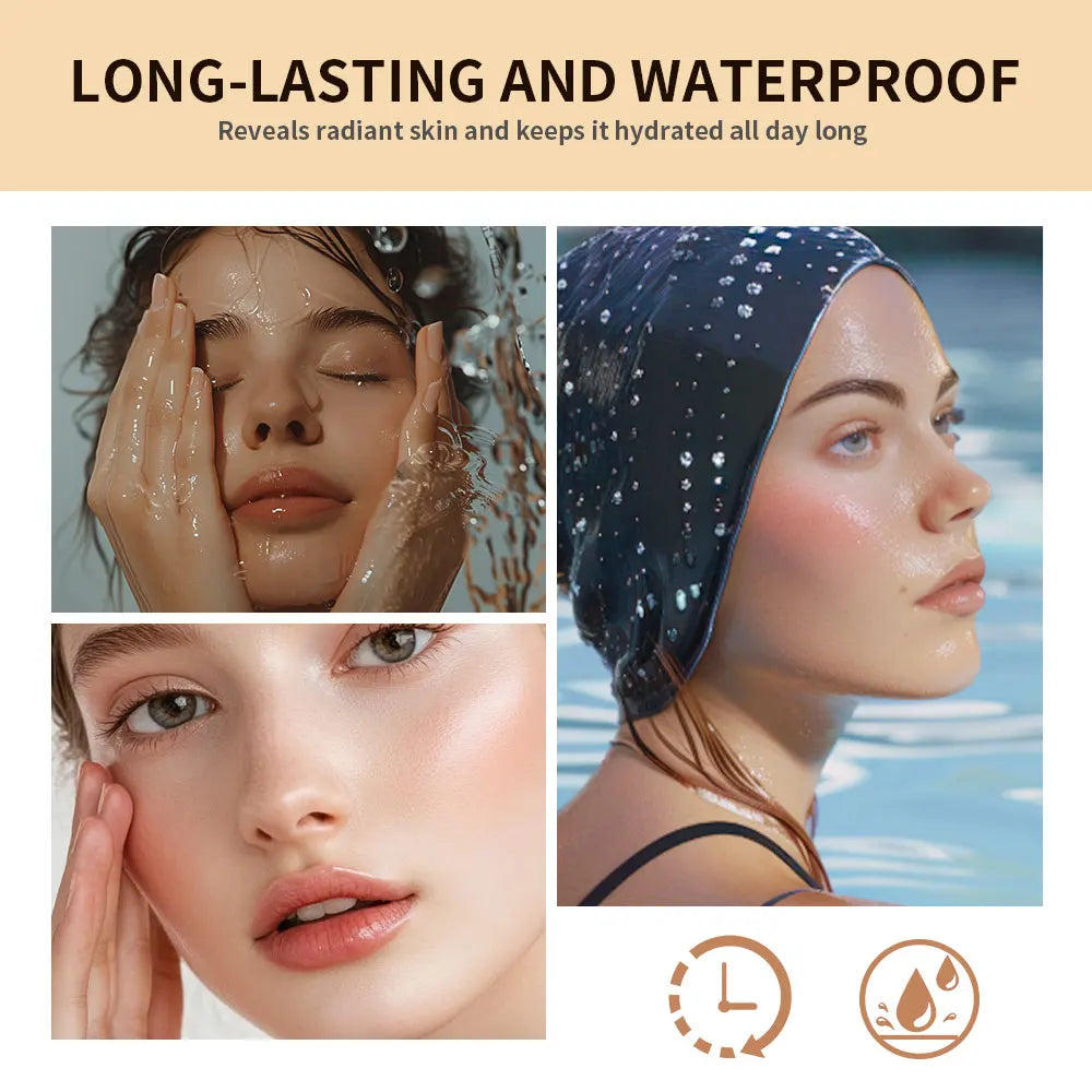 Ibcccndc Hydrating Cream Cushion Foundation For Radiant Dewy Glow